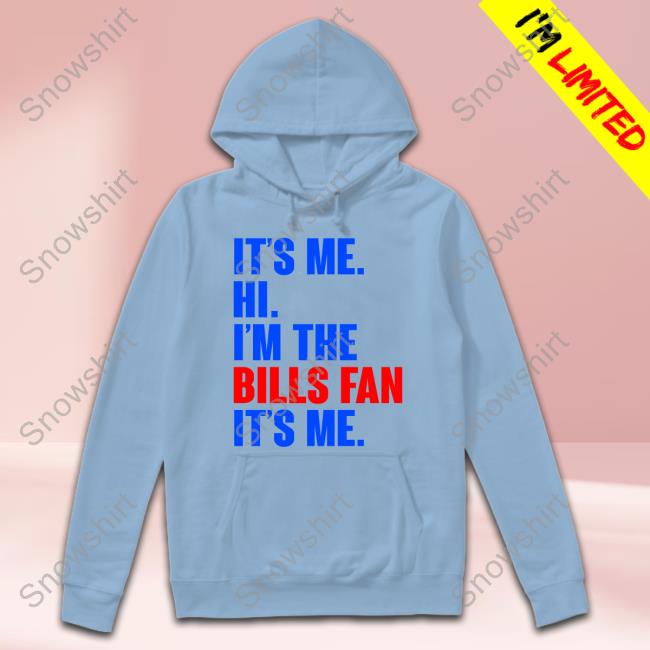 It's Me Hi I'm The Bills Fan Tee Heather
