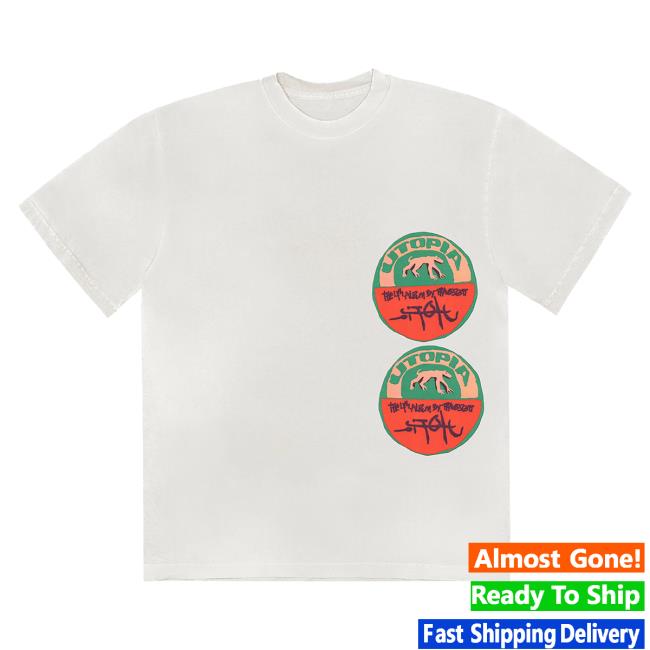 Official Travis Scott Utopia Merch Store Travis Scott Utopia B3 T-Shirts White Travis Scott Apparel Clothing TravisScott