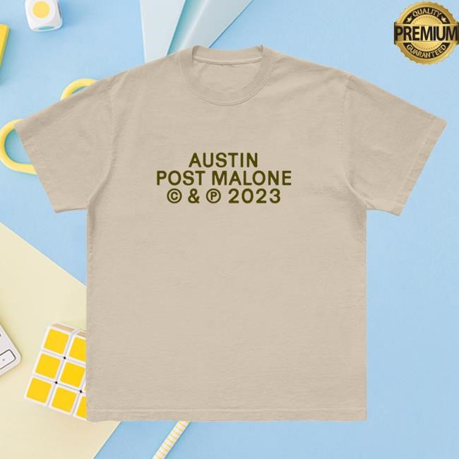 Official Post Malone PM Photo 2 Shirt New