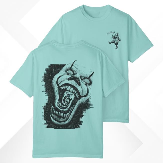 Official Heavy Spoilers 'Dancing Clown' Double-Sided Chalky Mint Hot Shirt