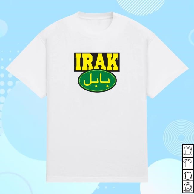 Street Style Irak X Babylon - Sticker Tee Babylon La Original