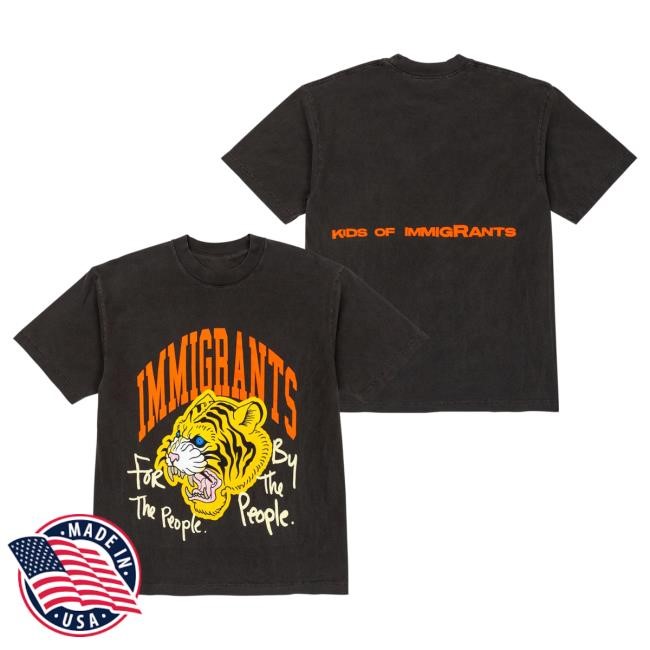 Official Complex Merch Store Shop Kids of Immigrants Tiger Attractive Shirt