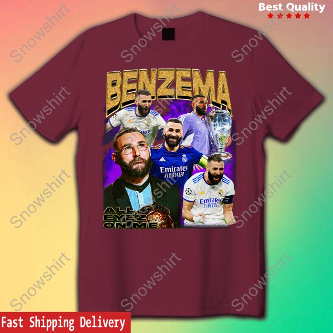 Vinícius Júnior Karim Benzema Ballon D’Or Tee