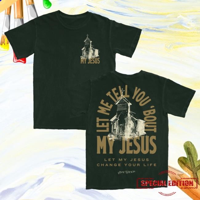 Official Anne Wilson Merch Anne Wilson My Jesus Forest Green Popover Shirt Annewilson