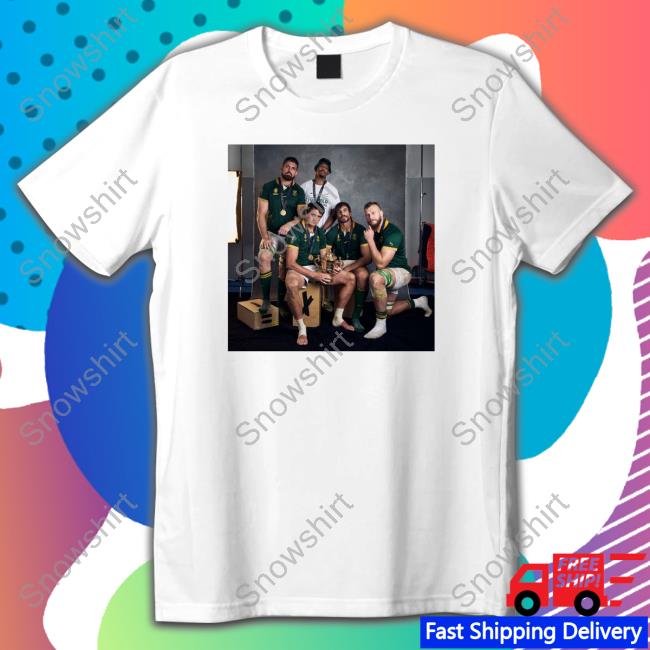 Official Eben Etzebeth Springboks Rugby World Cup France Champions 2023 Shirt