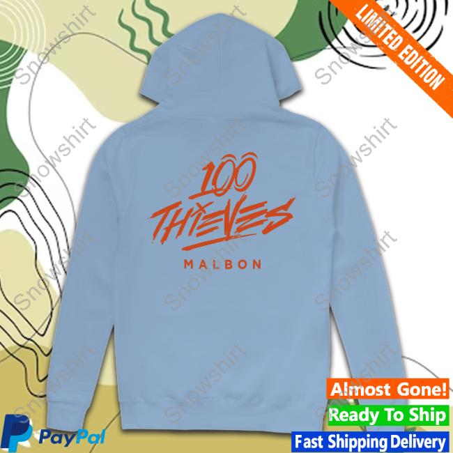 100 Thieves X Malbon Horizon Hoodies Official 100 Thieves X Malbon Horizon Sweatshirt
