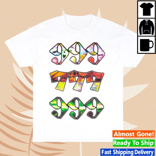 Official 999 Club Juice Wrld Merch Store Seventh Heaven 777/999 Shirt New 999Club Clothing Juicewrld