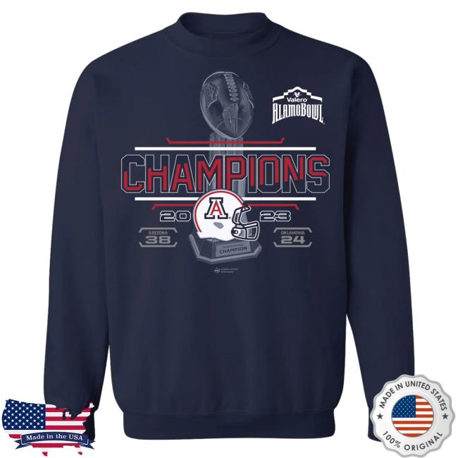 Official Alamo Bowl Merch Store Alamo Bowl 2023 Valero Alamo Bowl Champions Score Navy Sweatshirts Alamo Bowl Merchandise Alamobowl Apparel Clothing Shop