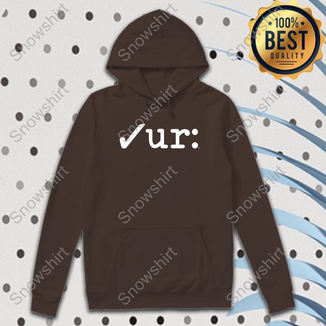 Official Check UR Colon Hoodie Official Check UR Colon Tee