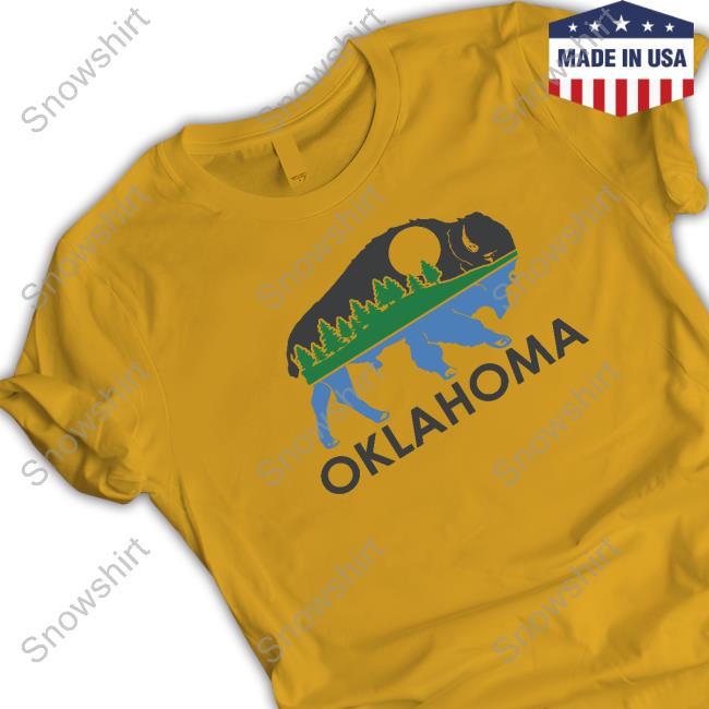 Official Opolis Clothing Oklahoma Bison Landscape Hoodie