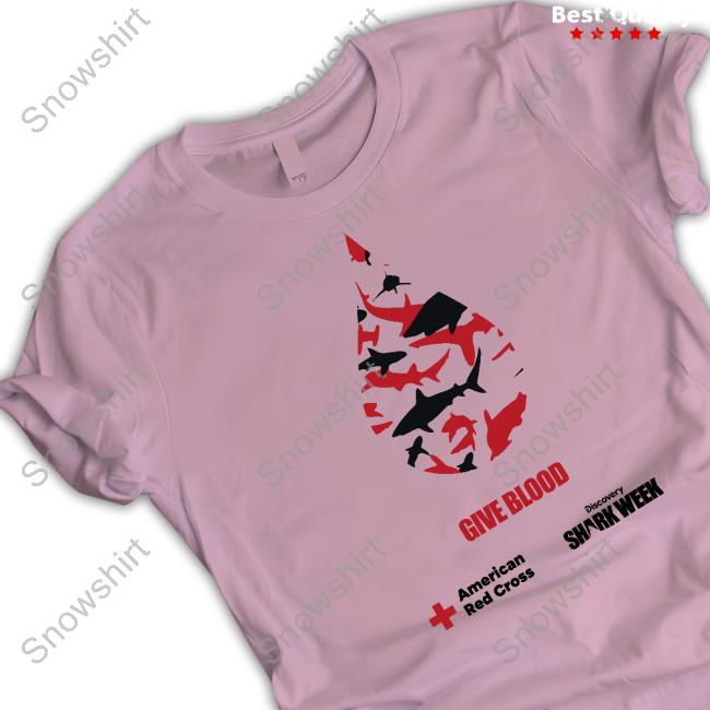 Red Cross Shark Week 2022 Hoodie Official Red Cross Shark Week 2022 Tee
