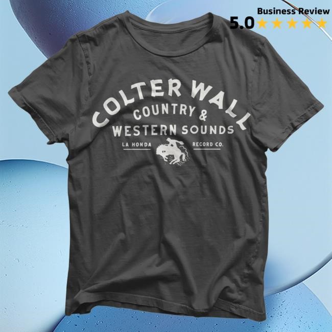 Colter Wall Country Sounds Vintage Black Shirt