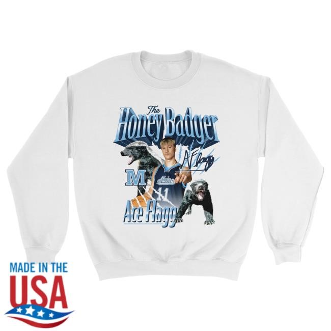 Official Nil Store Merch Shop White "The Honey Badger" Tshirt