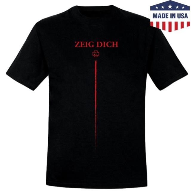 Official Rammstein Merch Store Rammstein Pull Over Hoodie ”Zeig Dich”