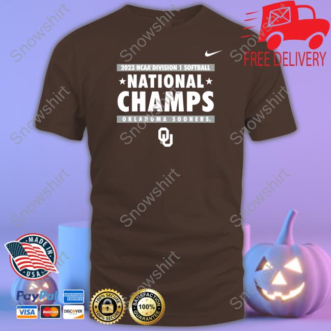 Oklahoma Sooners 2023 Ncaa Division Softball National Champions Crewneck Sweatshirt