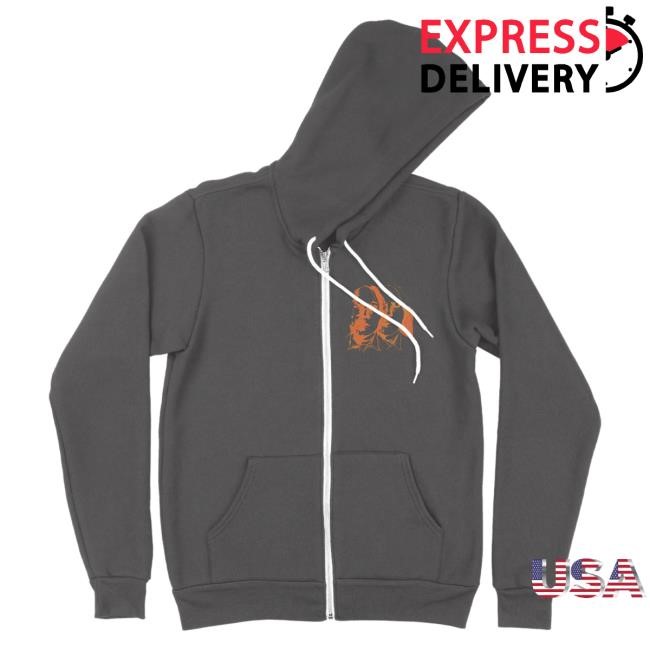 Rilo Kiley Execution Zip Up Hooded Sweatshirt