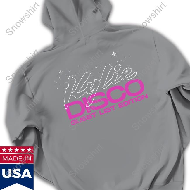 Official Kylie Store Disco Guest List Edition Shirt Disco Guest List Edition Long Sleeve Tee