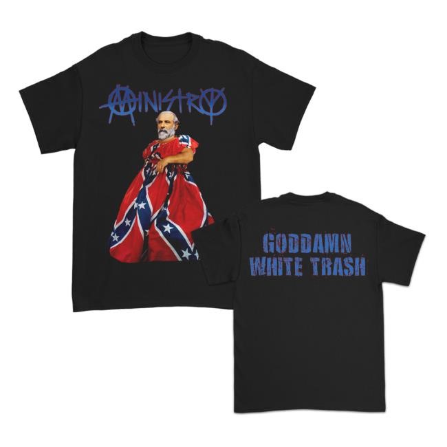 Goddamn White Trash Tee (Black) Official Ministry Merch