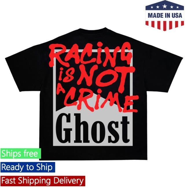 Ghost Racing Not A Crime Paint Tee - Black Ghost Racing Not A Crime Paint Hot Shirt - Black