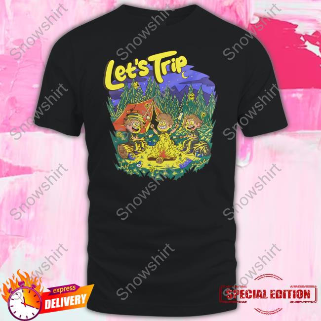 Lets Trip Merch Let's Trip Campfire Shirt Sturnioloclothing