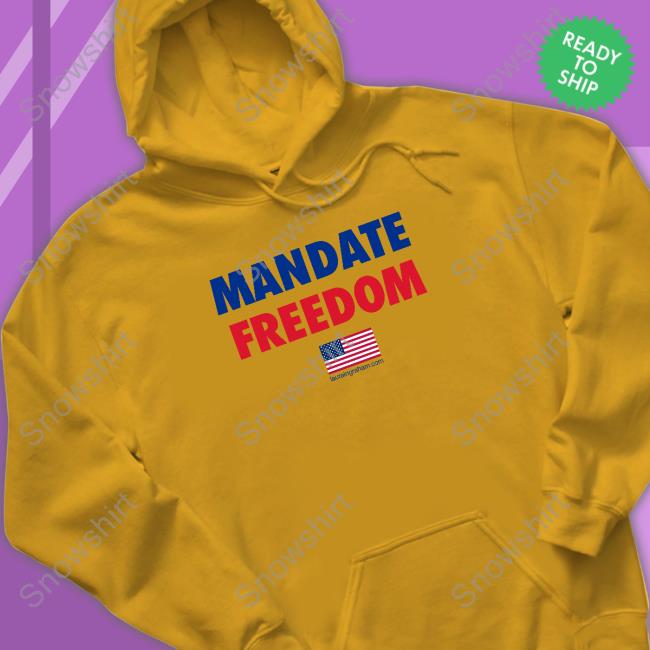 Enes Freedom Mandate Freedom Long Sleeve T Shirt Freedom Matters Store Laura Ingraham Mandate Freedom T Shirts