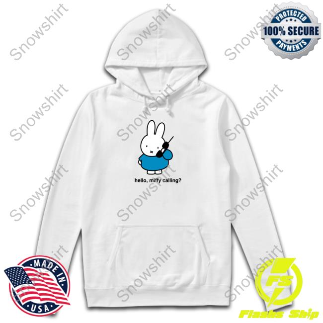 Thunder Egg Merch Hello Miffy Calling T-Shirt