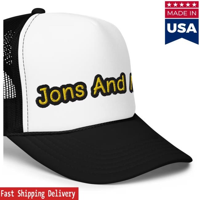 Official Jon Sandman Jons And Man Meme Cap Black / White / Black Official Jon Sandman Jons And Man Meme Cap Black / White / Black
