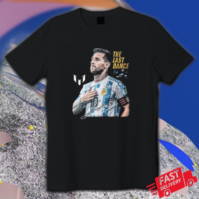 Lionel Messi Argentina The Last Dance Signature Hooded Sweatshirt