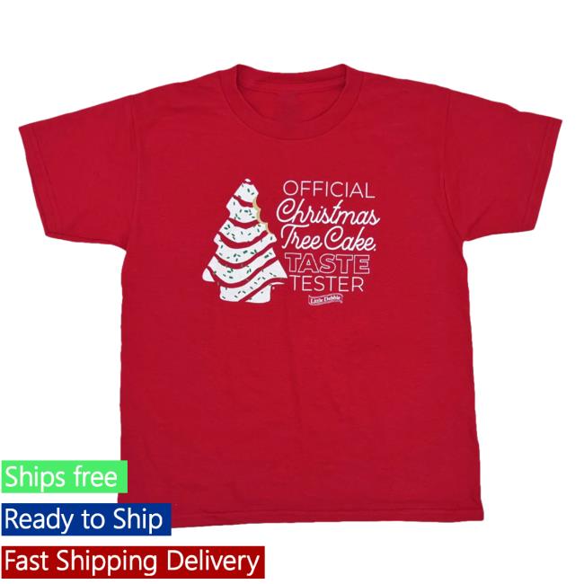 Official Little Debbie Official Christmas Tree Cake Taste Tester Tee