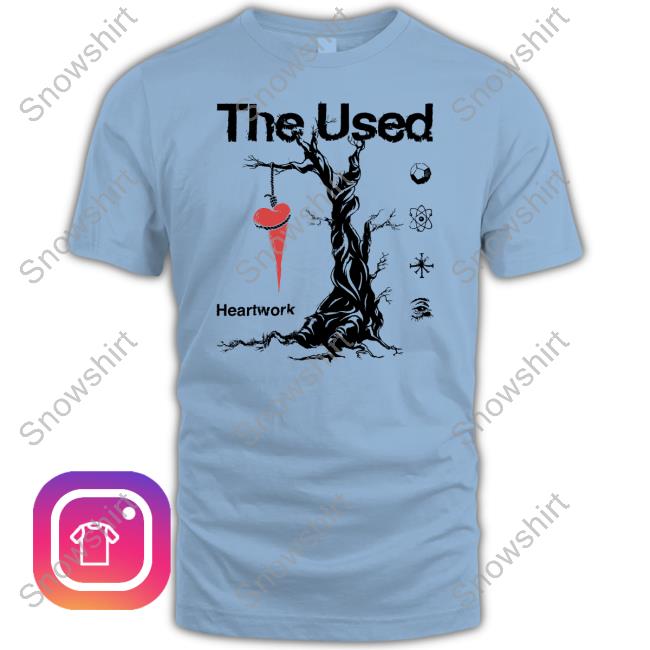 Love Heart Work Shirt Official The Used Merch Love Heart Work Shirt