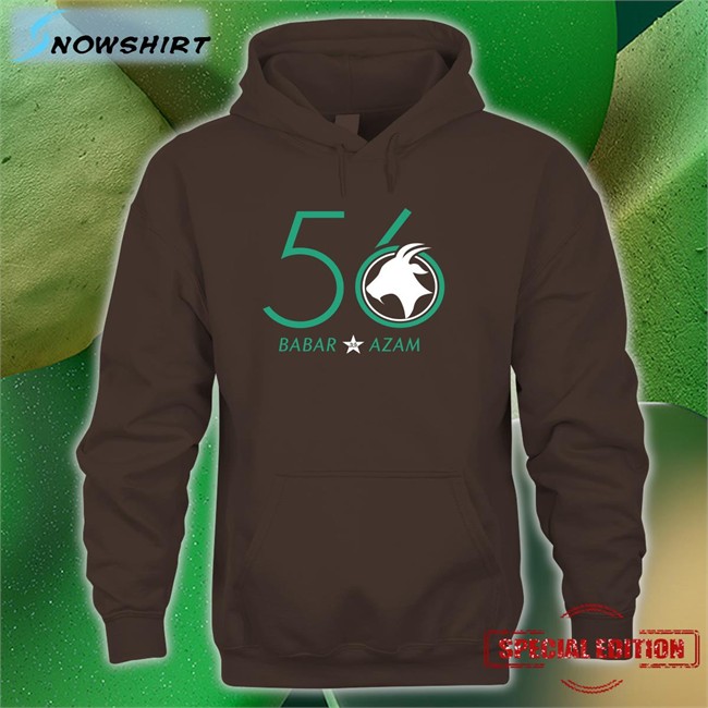 Pcb Shop 56 Goat Babar Azam Hooded Sweatshirt Pakistan Cricket
