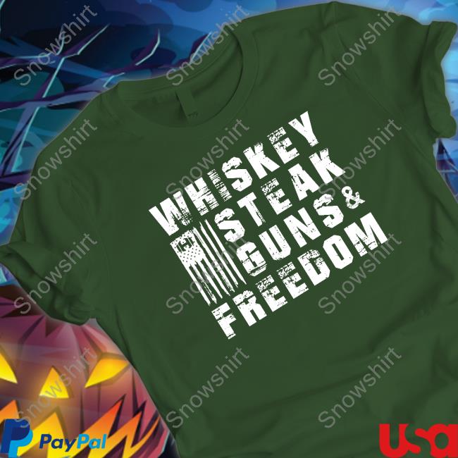 Hodgetwins Whiskey Steak Guns And Freedom Tee Official Hodgetwins Whiskey Steak Guns And Freedom Tee
