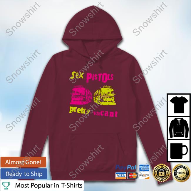 Sex Pistols Pretty Vacant Don't Care Tee Shirt Pretty Vacant Don't Care Long Sleeve Tee