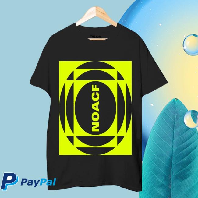 Official The 1975 Apparel Clothing Store Merch Shop The1975 Noacf Inverted Tee Shirt Black