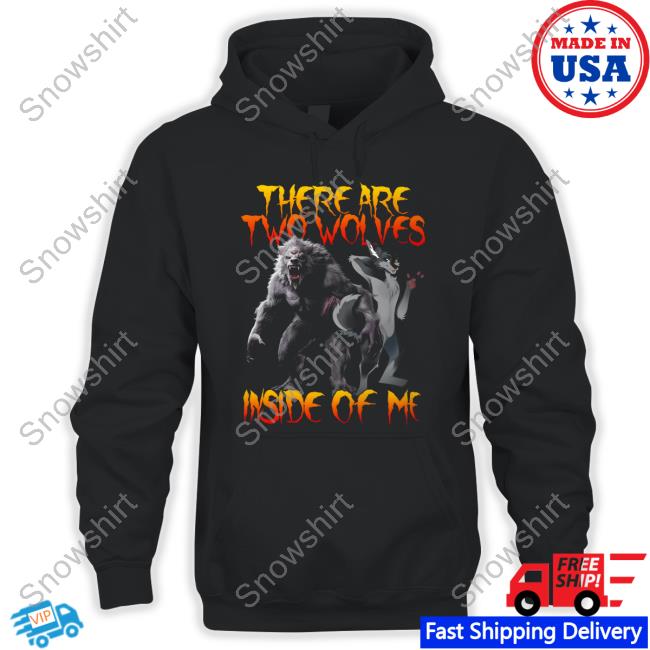 Hellgrip Two Wolves Tank Top There Are Two Wolves Inside Of Me Shirt