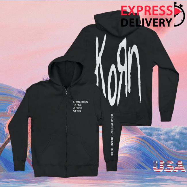 Official Korn Something Takes A Part Of Me You And I Weren't Meant To Be Hoodies