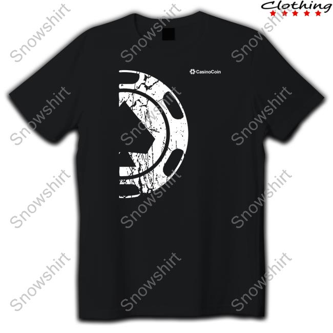 Xrpl Merch CasinoCoin Grunge T-Shirt Official CasinoCoin Grunge Hoodie