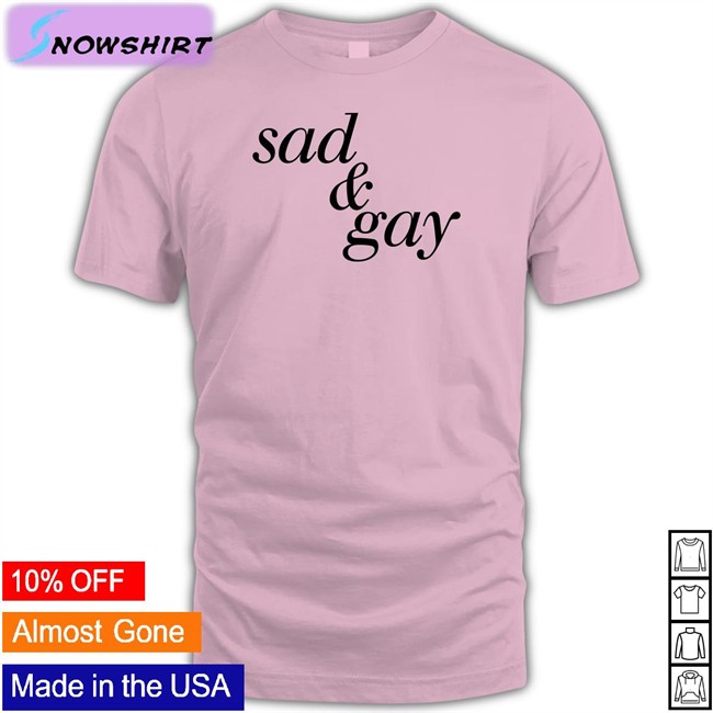 Sad & Gay Shirts Weird Thrift Store Shirts