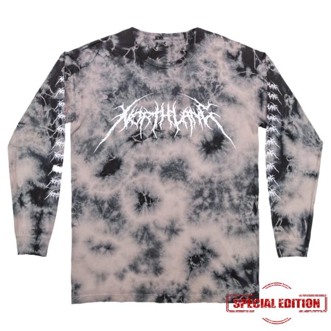 Official Merch Now Northlane Metal Dyed Long Sleeve Tee Shirt MerchNow