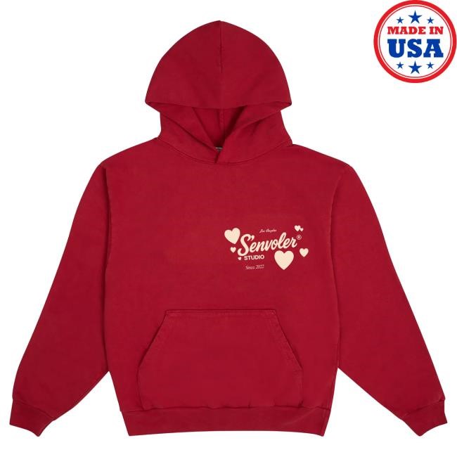 Official Senvoler Store Shop Senvoler Studio Forever Hoodies - Red