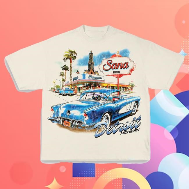 Official Sana Detroit Sana Cruise Tee