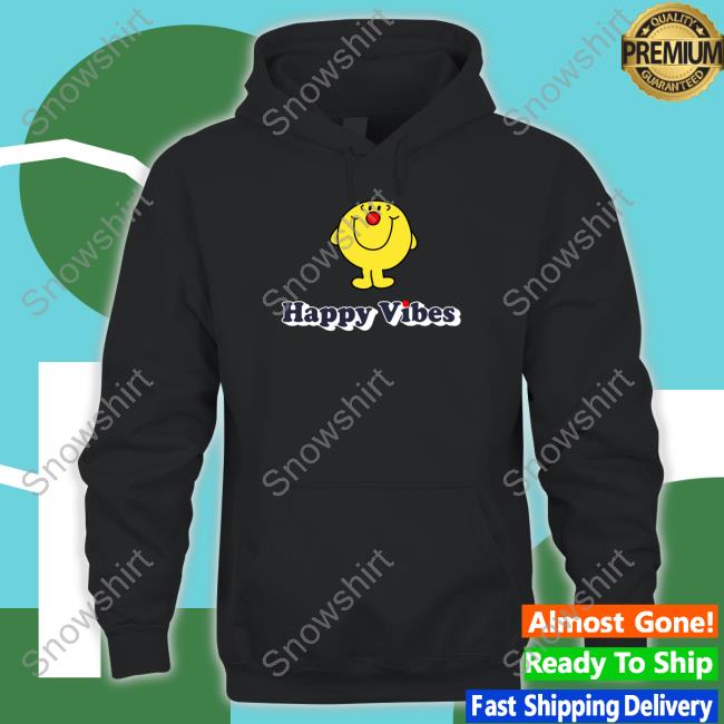 Happy Vibes Comic ReLief Long Sleeve Tee Martin Freeman Happy Vibes Tee Shirts Red Nose Day