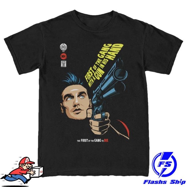 Mporium First of the Gang Shirt - Black Official Morrissey Merch Store Shop