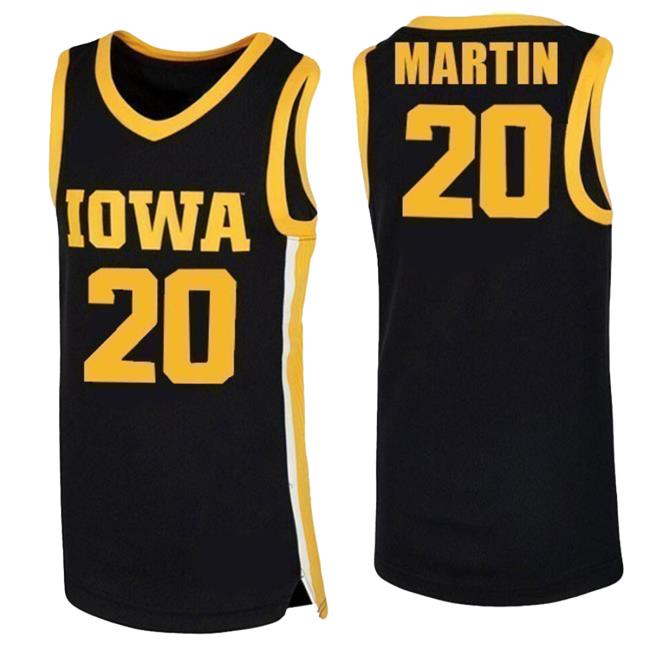 Official Iowa Hawkeyes Merch Store Iowa Hawkeyes Martin #20 Black Jersey Tees Iowa Hawkeyes Apparel Clothing Shop