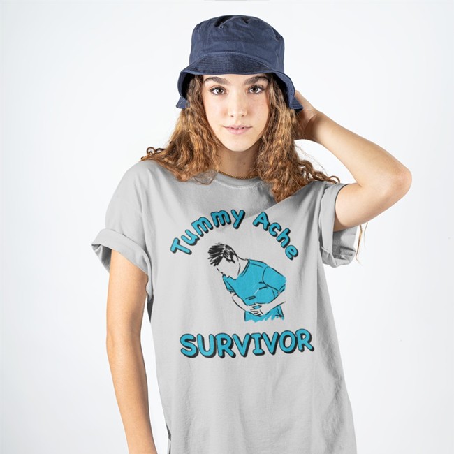 Tummy Ache Survivor Shirt Shithead Steve Merch Tummy Ache Survivor Tee Shirt Yung Chente