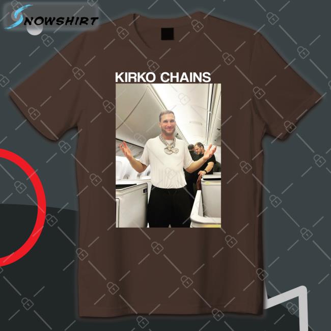 Kirko Chains Shirt Barstool Sports Store Kirk Cousins Barstool Sports Store Kirko Chains Long Sleeve T Shirt Kirk Cousins