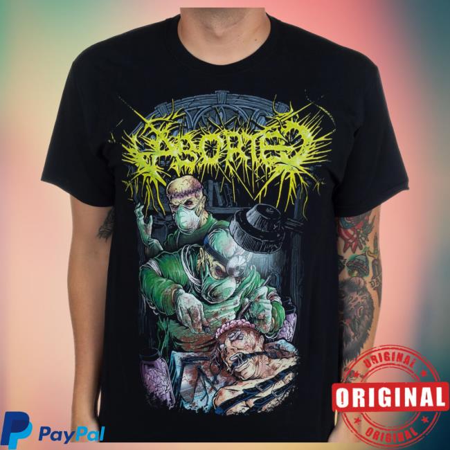 Official Indie Merch Store Shop Aborted "Butchered Lobotomy" New Shirt IndieMerchStore