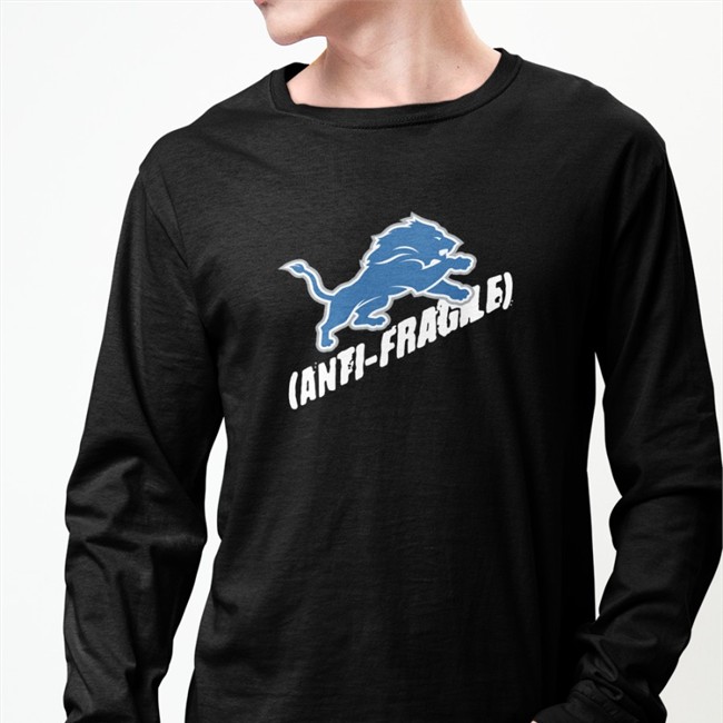 Evan Fox Anti Fragile Tee Shirt Detroit Lions Evan Fox Anti Fragile T Shirt Lions