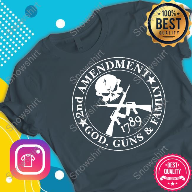 Official 2ND Amendment God Guns Family Long Sleeve T Shirt