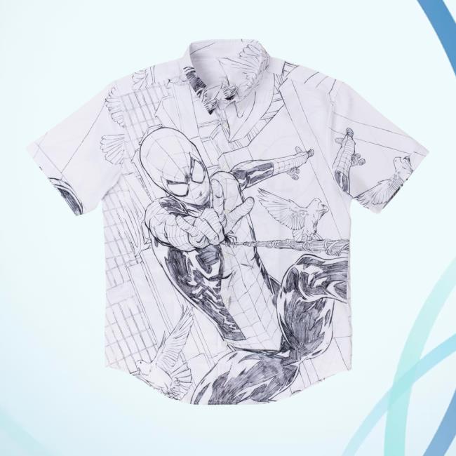 Rsvlts Store Clothing Spider-Man Surfing Hawaii Shirts
